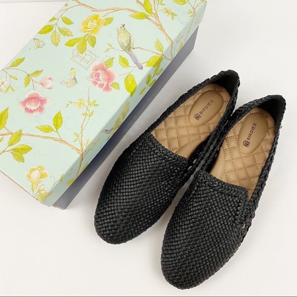 Birdies | Shoes | Birdies Black Woven Starling Flats | Poshmark